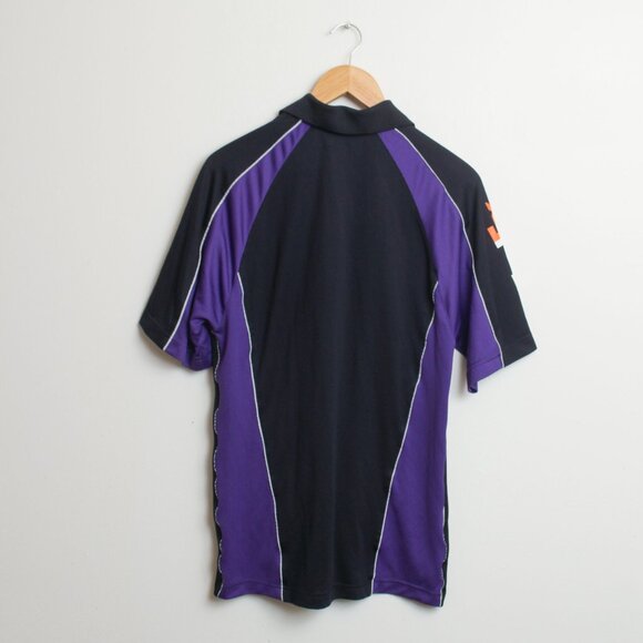 FedEx Employee Polo Mens Medium Black Purple - Picture 7 of 7